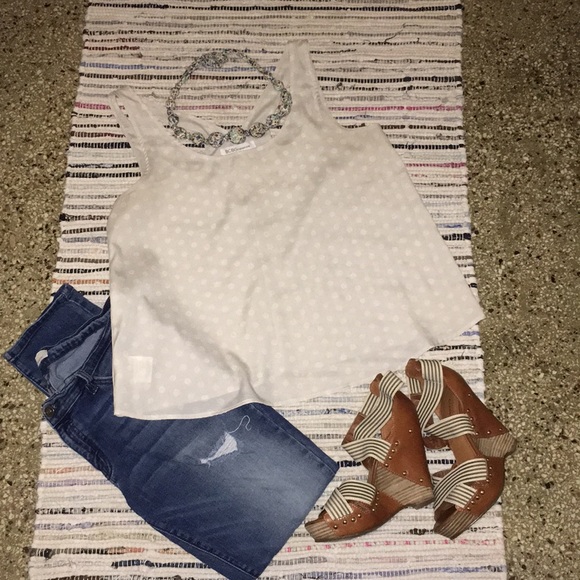 BCBGeneration A-line cropped tank - Picture 1 of 4